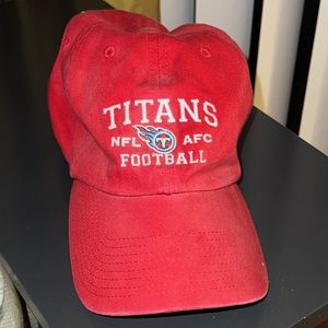 Red Tennessee Titans Football Baseball Hat